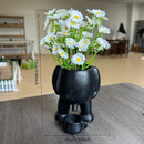 Axyaa Pee Pot Funny Resin Outdoor Statue Home Decoration Craft