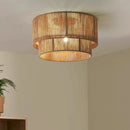 Axyaa Retro Hemp Rope Pendant Lights for Dining Room & Restaurant