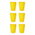 Axyaa Reusable Plastic Cups for Home, Restaurant, Picnics, Camping - Set of 6