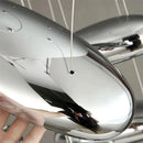 Luxury Silver LED Mercury Glass Pendant Lamp Axyaa Collection
