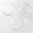 Axyaa Clear Glass Globe Lampshade with 1-5/8" Fitter Opening - Pendant Light Replacement