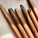 Axya Natural Walnut Dough Rolling Pin - Kitchen Pastry Tool