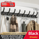 Axyaa Wall-Mounted One Row Hangers for Towels, Clothes, Hats, and More