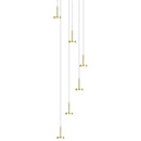 Axyaa Nordic Minimalist Chandelier 2024: Trendy Ceiling Lighting for Living Room Decor