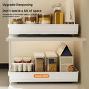 Axyaa Cabinet Organizer Rack: Seasoning Bowls Storage Basket for Kitchen Dishes.
