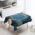 Axyaa Eid Mubarak Mosque Tablecloth: Waterproof, Anti-fouling, Islamic Home Decor