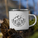Axyaa Mountain Enamel Mug: Creative Camping Coffee Tea Cup for Hiking Gift