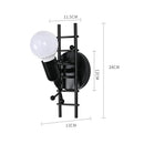 Axyaa Human Wall Light for Bedroom Living Room E27 Bedside Lamp