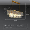 Axyaa Luxury Gold Crystal Chandelier for Living Room Villa Kitchen Decor