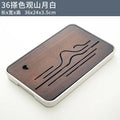 Axyaa Bamboo Tea Tray for Home Living Room Storage, Japanese Style Teaware