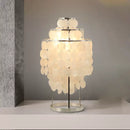 Axyaa Luxury Shell Chandelier: Mediterranean Sea Pendant Light Home Restaurant Bar