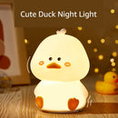Axya 16-Color Night Light with Remote Control and Rechargeable Silicone Bedside Lamp