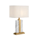 Axyaa Marble Desk Lamp - Modern Minimalist LED Table Lamp for Home Decor