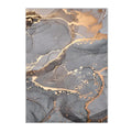 Pink Marble Abstract Canvas Painting Wall Art Print Home Decor by Axyaa