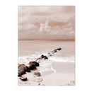 Axyaa Coastal Art Print Boat Bridge Poster Nordic Wall Decor for Living Room