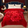 Axyaa Thicken Plush Weighted Blanket - Winter Heavy Throw for Warm Beddings