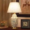 Axyaa Ceramic LED Table Lamp | Modern Luxury Desk Light for Home Living Room