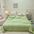 Axyaa Washed Cotton Quilt, Embroidered, Summer Cool, Air Conditioner Quilt