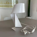 Axyaa Origami Table Lamp Black White E27 Minimalist Light for Living Room Bedroom