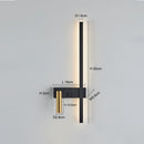 Axyaa LED Swing Spotlight Wall Lamp Adjustable for Bedside Reading or Living Room Sconce