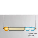 Axyaa Stained Glass Pendant Lamps LED - Creative Lighting Fixtures for Bar, Restaurant, Bedroom