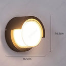 Axyaa LED Warm Light Wall Lamp Indoor Outdoor Waterproof Lighting Fixture