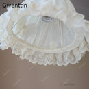 Axyaa Princess Fabric Table Lamps - Elegant Home Art Decor Lighting