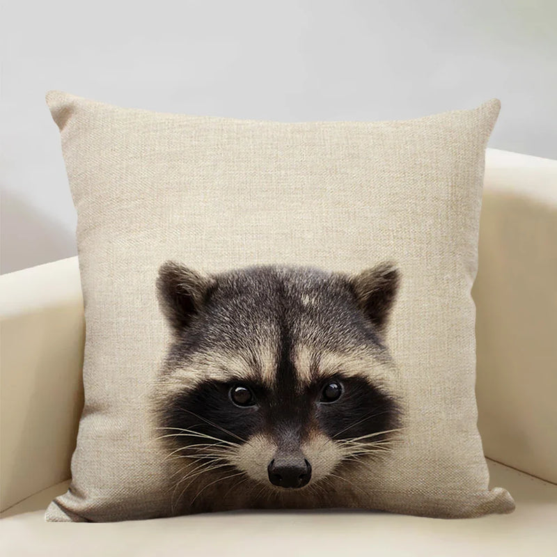 Animal Print Cushion 45x45cm for Sofa, Car Seat & Living Room Decor by Axyaa