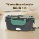 Axyaa Stainless Steel 2-In-1 Electric Lunch Box for Heating Food On-the-Go