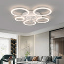 Axyaa Circle Fan Light Ceiling Fan: Modern Minimalist Smart Control for Bedrooms & Living Rooms
