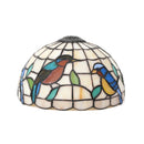 Axyaa 10 Inch Handmade Stained Glass Lampshade Replace for Table Pendant lamp