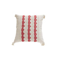 Axyaa Christmas Embroidery Cotton Linen Throw Pillowcase Geometric Cushion Covers