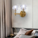 Axyaa Nordic Crystal Ball Wall Lamp for Bedroom LED Lighting & Christmas Decor