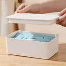 Axyaa Tissue Holder Box Portable Dustproof Baby Home Car Kitchen Organizer