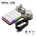 Axyaa Hotswap Gaming Mechanical Keyboard with Custom Macros and RGB Wireless Connectivity.