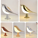 Axyaa Wooden Bird Table Lamp - Dimmable Touch Switch Night Light for Bedroom