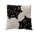 Axyaa Halloween Ghost Pumpkin Embroidered Pillow Cover, 45x45cm, Festive Living Room Decor