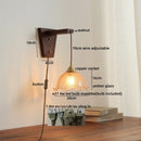 Axyaa Modern LED Glass Wall Sconce Nordic Stair Light Fixture