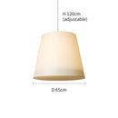 Axyaa Japanese Chandelier Fabric Pendant Lamp for Living Room Bedroom