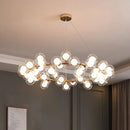 Axyaa Nordic Minimalist Molecular Pendant Light for Creative Restaurant Room Fashion