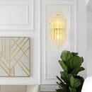 Axyaa Crystal Wall Lamp, Postmodern Light Luxury for Living Room, Bedroom, Staircase Lighting