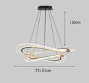 Axyaa Elegant Dining Room Chandelier Pendant Light Fixture - Ceiling Lamp for Salon
