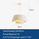 Nordic Retro Fabric Pendant Lamp by Axyaa: Stylish Lighting for Home Decor