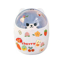 Axyaa Bear Desktop Organizer with Lid & Pen Holder - Cute & Multifunctional