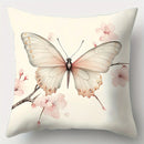 Axyaa Butterfly Pillowcase Set - 4pcs, Sofa Cushion Cover, 17.7" Single-Sided Print