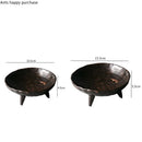 Axya Round Tall Feet Fruit Dish Trio Dinner Set - Elegant Tableware Tray