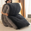 Axyaa Jacquard Velvet Winter Blanket - Cozy & Weighted Single/Double Comforter