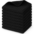 Axyaa Microfiber Waffle Kitchen Towels - Ultra Absorbent Cleaning Rags