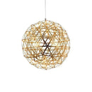 Axyaa Spark Ball LED Chandelier: Modern Loft Pendant Lamp for Home Decor Lighting