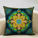 Axyaa Oriental Bliss Sun Moon Ararat Mandala Cushion Cover
